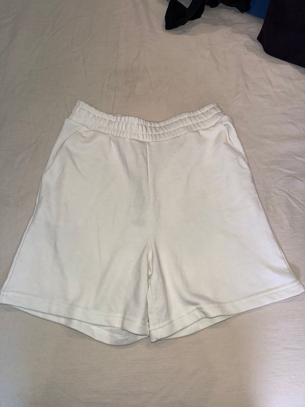White Sweat Shorts Size Small NWT